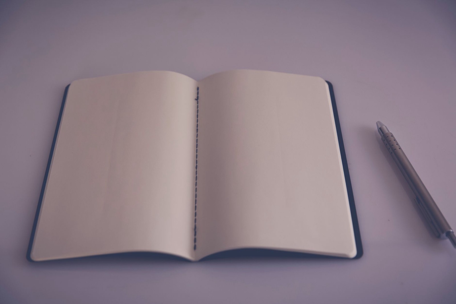 Notebook representing keeping a personal record of cannabis effects
