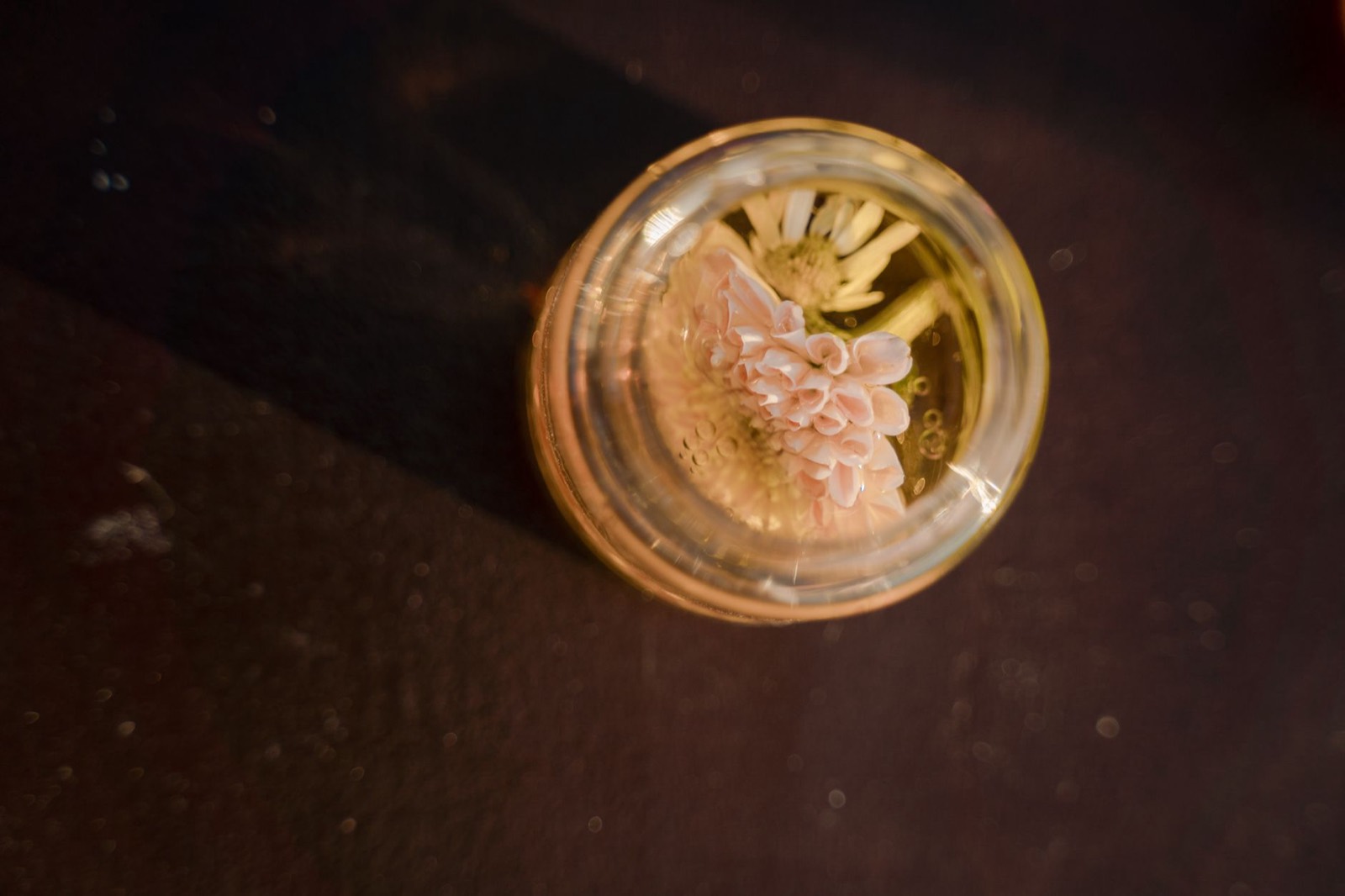 Craft cannabis cured in a sealed glass jar