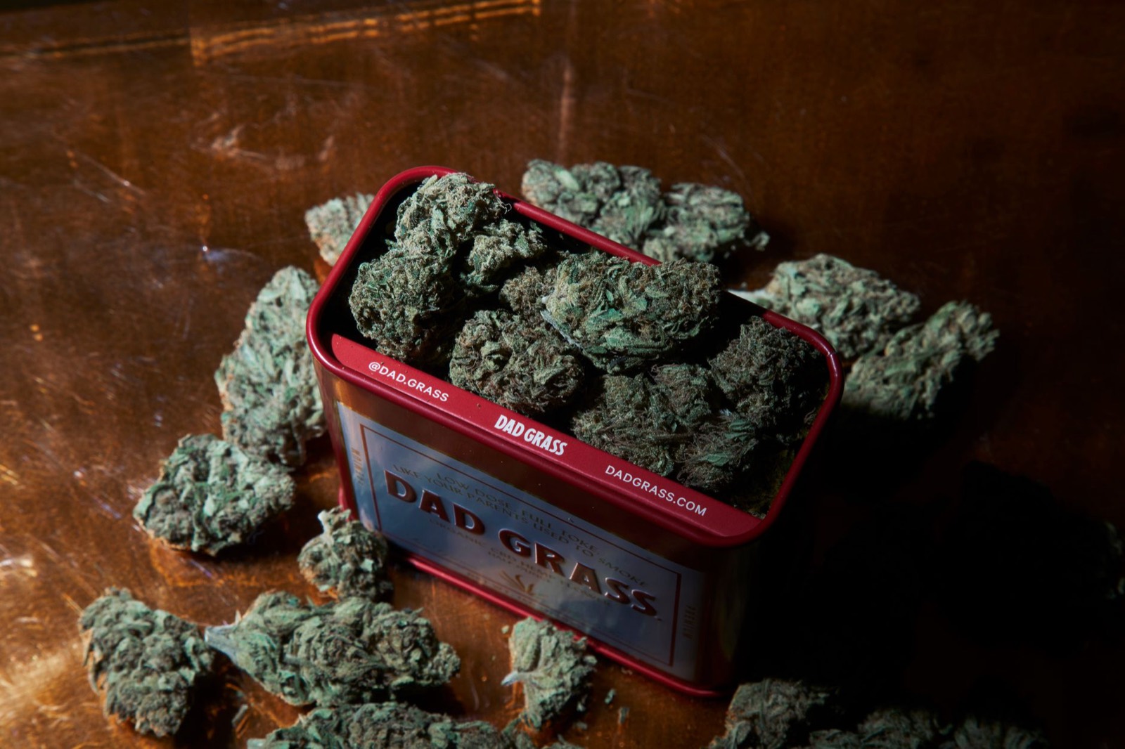 Dense frost-covered cannabis flower typical of the GSC line