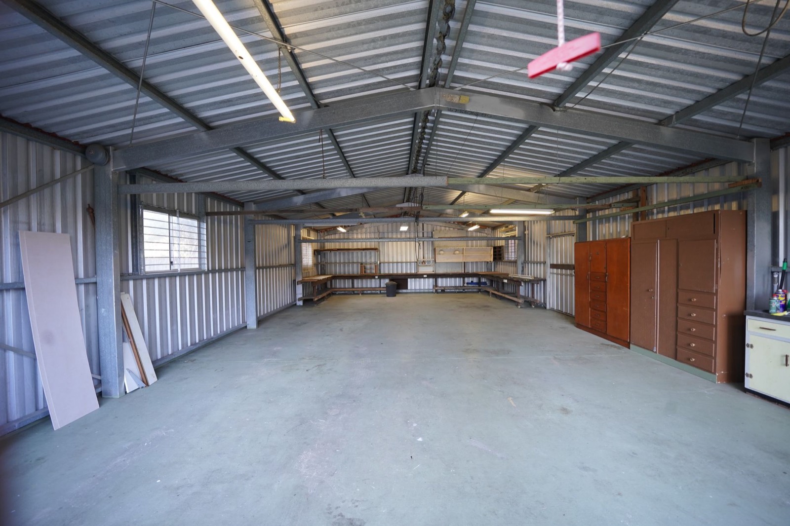 Industrial facility interior representing a cannabis grow build-out