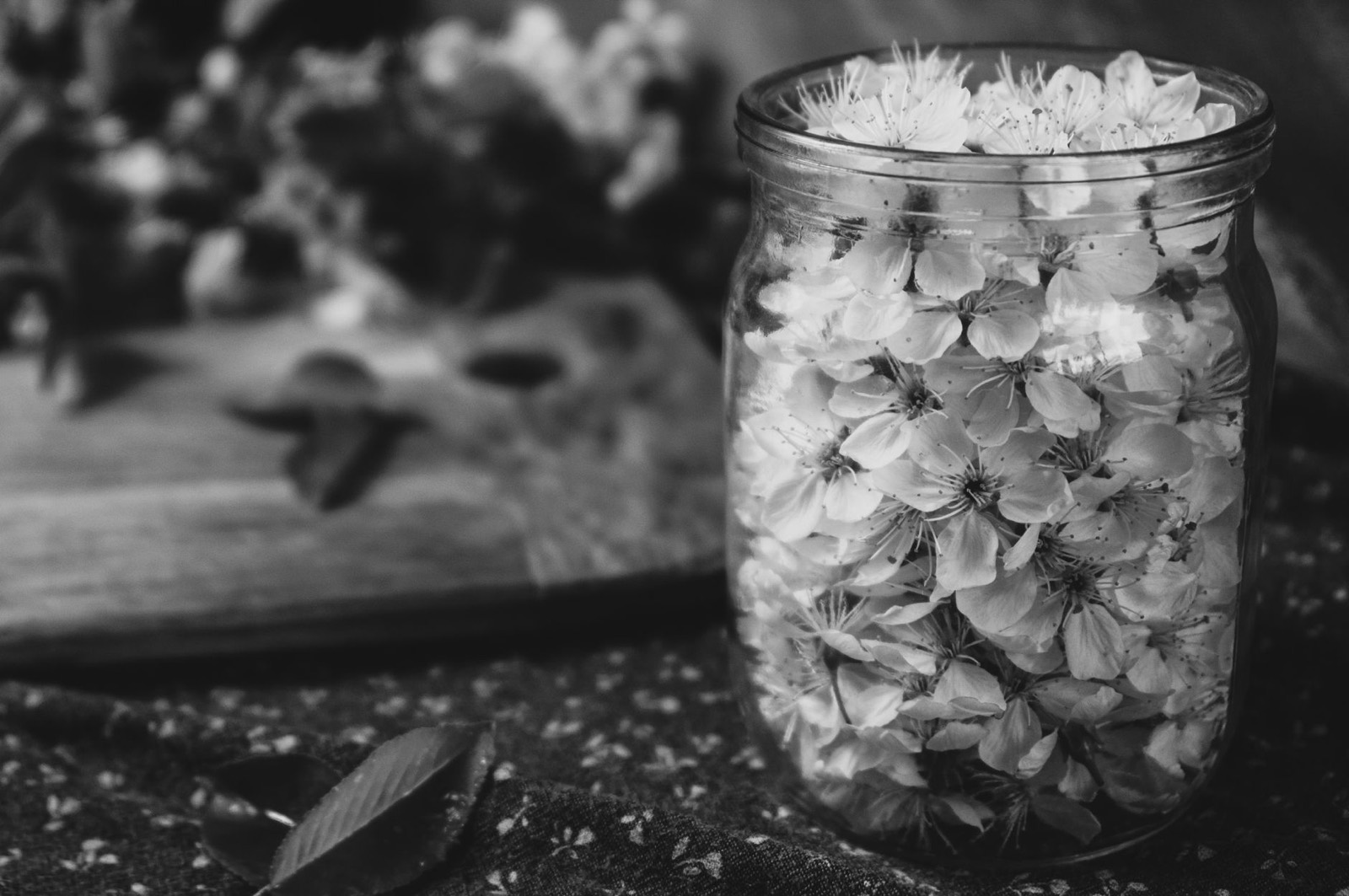 Craft cannabis cured in a sealed glass jar