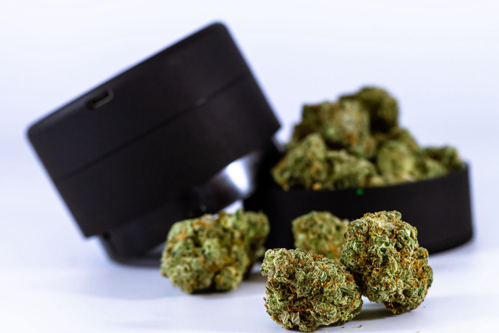 Sarcophagos cannabis flower showing dense gas-pheno structure