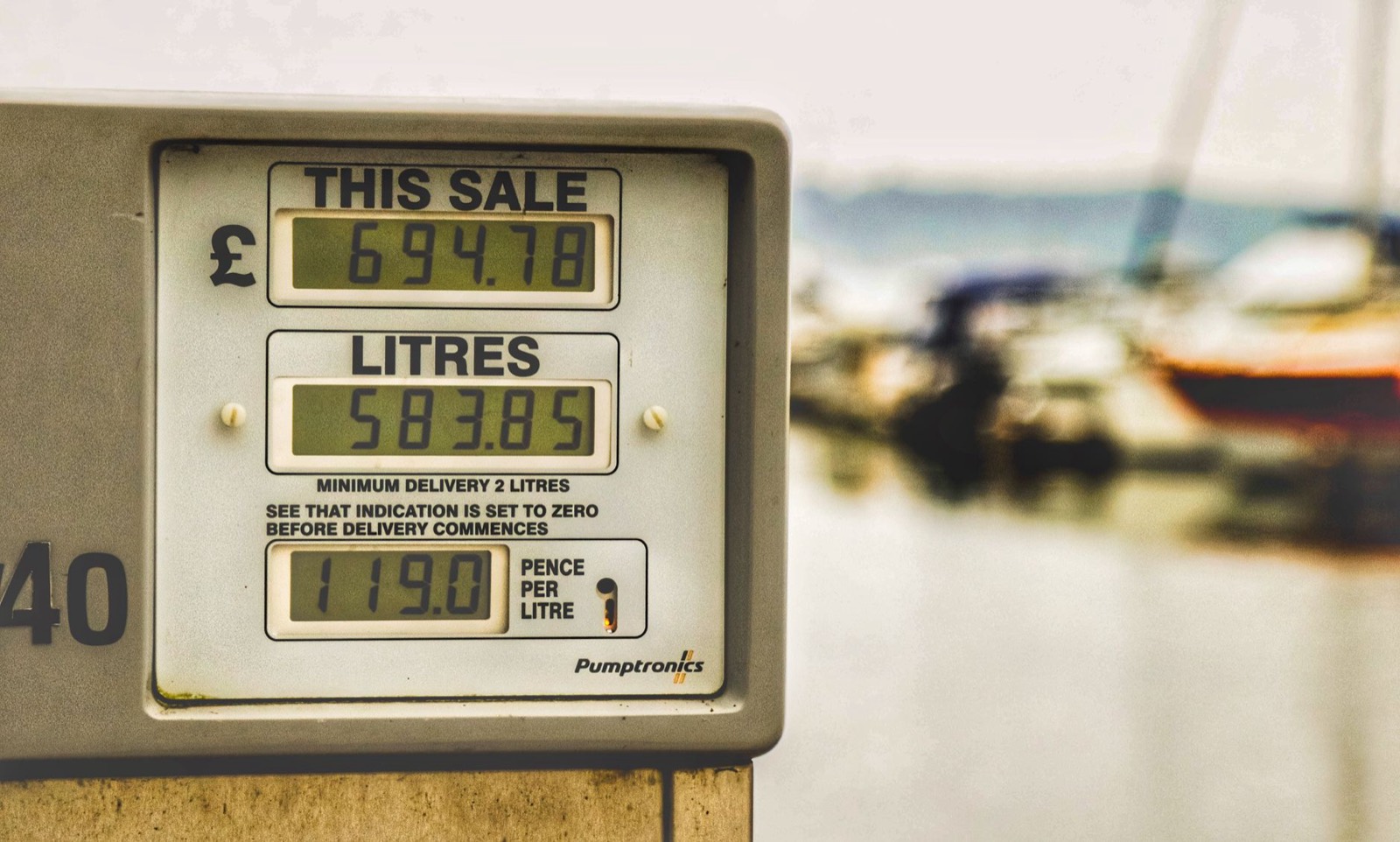 Diesel fuel imagery representing the Sour Diesel aroma profile
