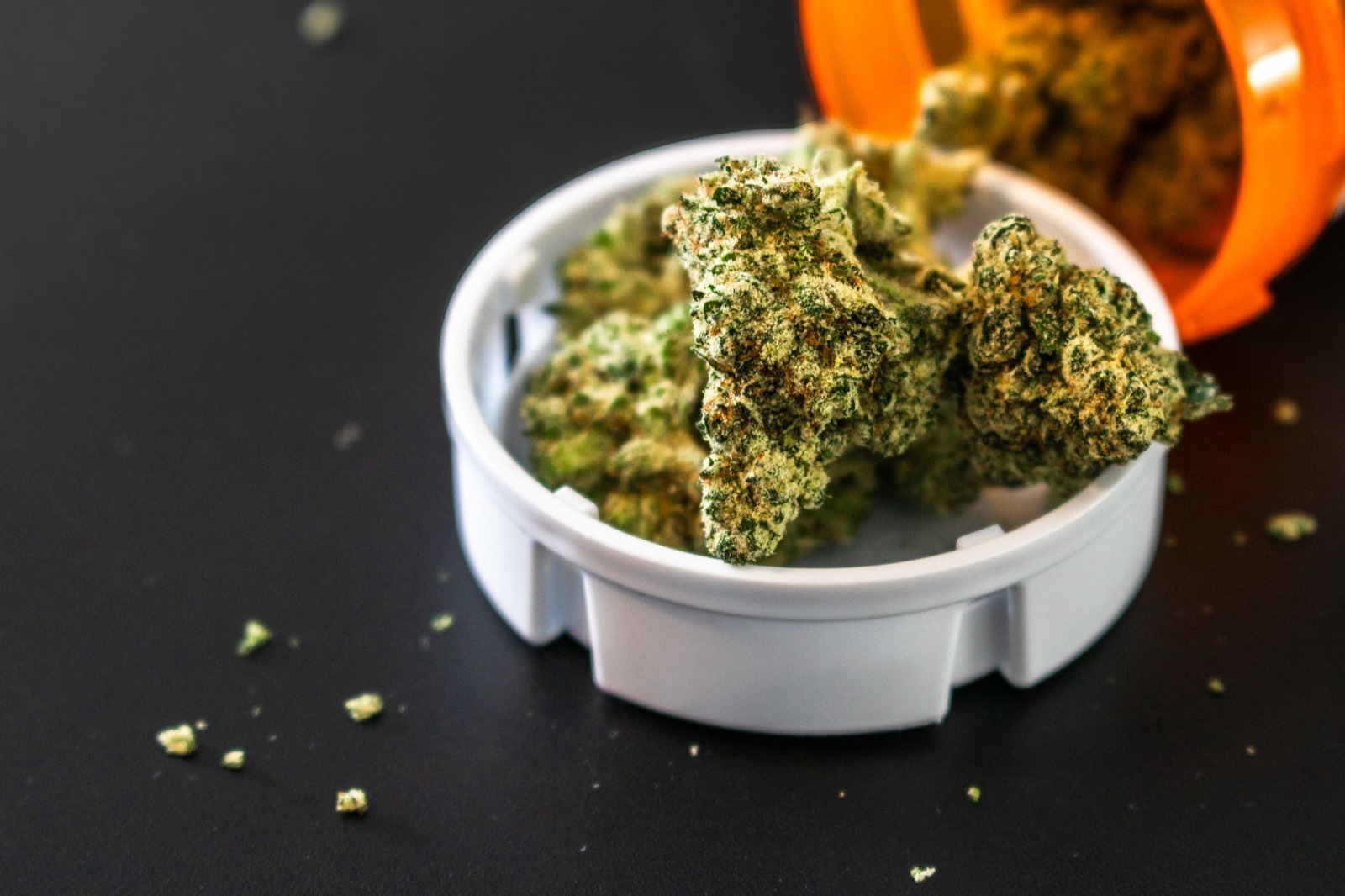 Craft cannabis on display at a licensed Michigan provisioning centre