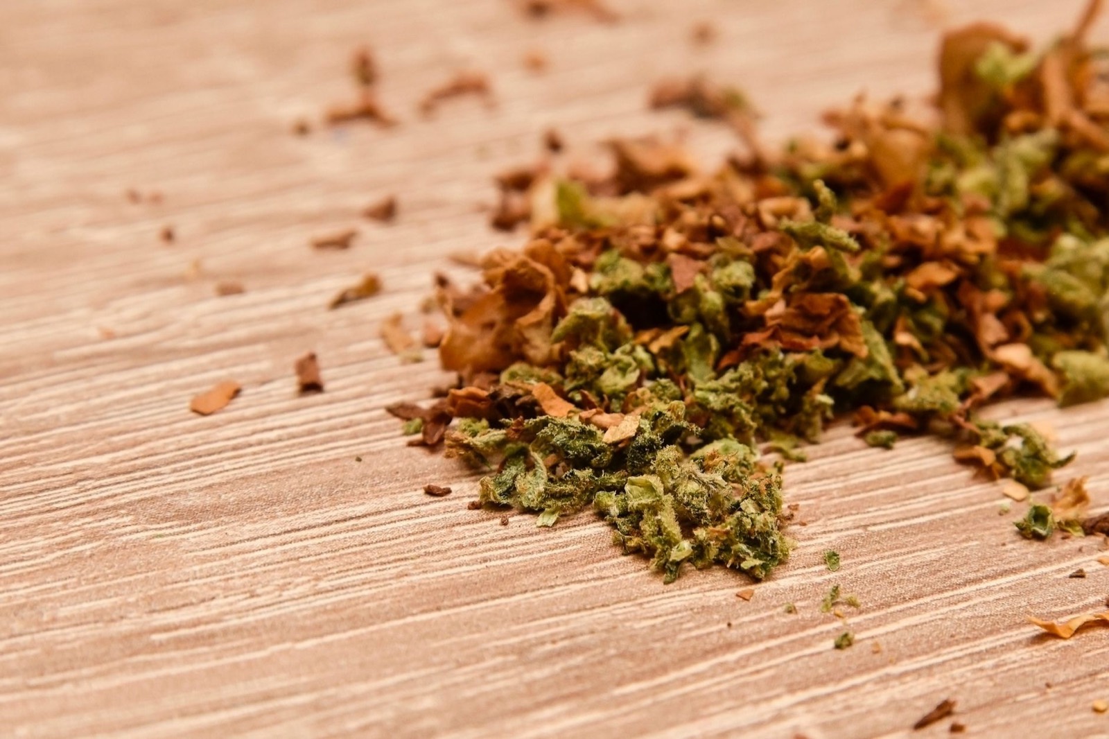 Hand-trimmed craft cannabis flower prepared for curing